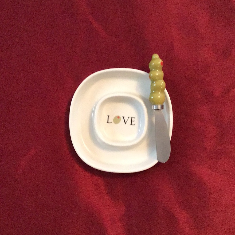 (5) Olive you trays and spreaders. Great as favors! - Picture 4 of 5